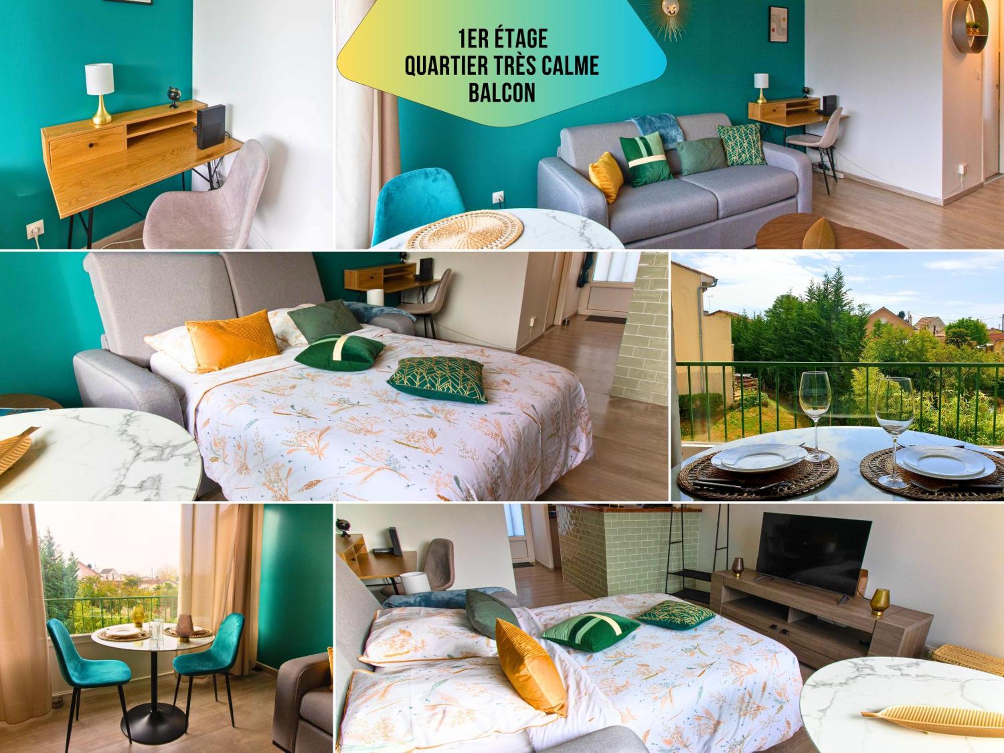 Le Pic'Vert - Free Parking - 400M Hospital - 15Min Train Station & Historic Center - Air Conditionner - Calm & Cosy Bergerac Eksteriør billede