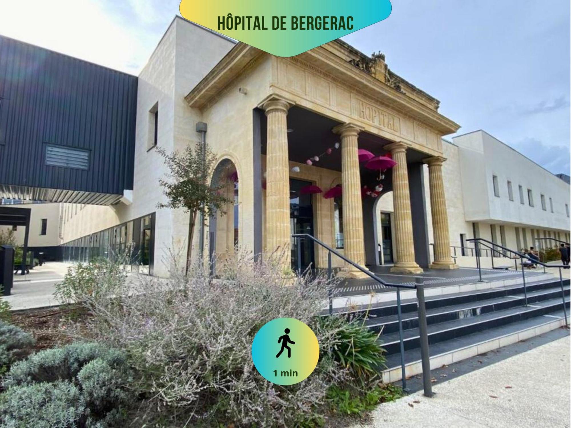 Le Pic'Vert - Free Parking - 400M Hospital - 15Min Train Station & Historic Center - Air Conditionner - Calm & Cosy Bergerac Eksteriør billede